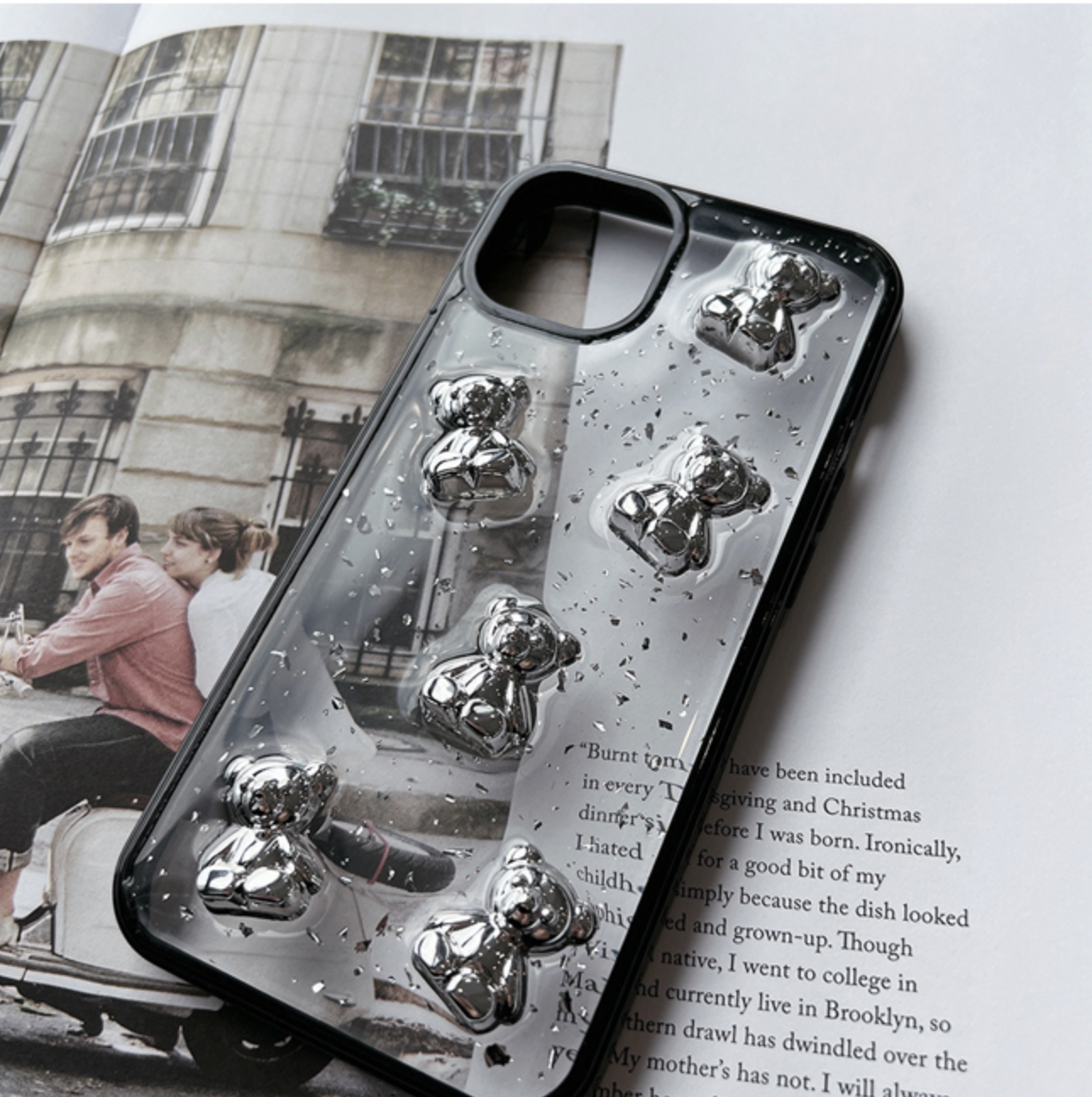BLACK CRYSTAL BEAR iPhone CASE【予約】
