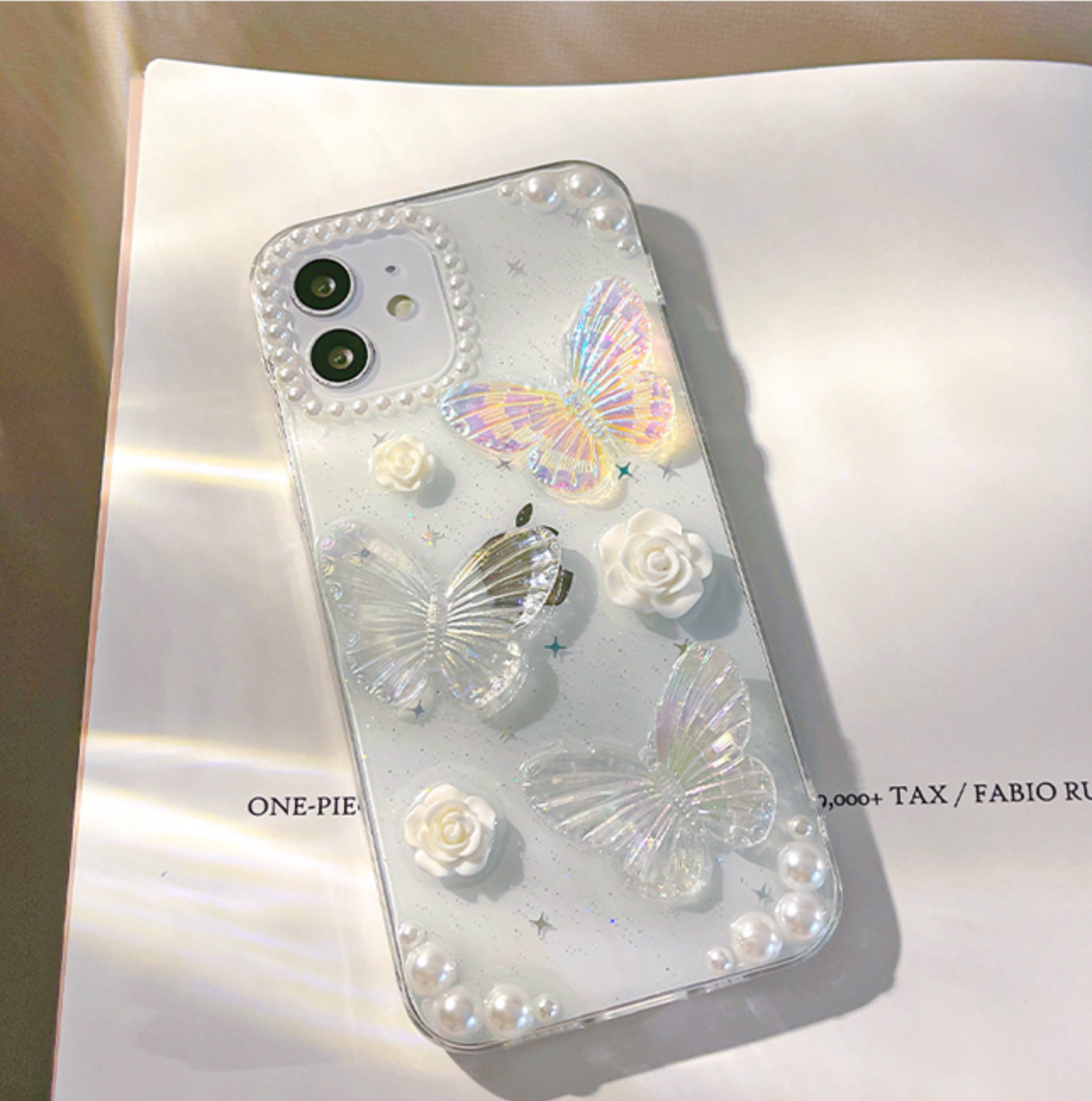 CRYSTAL BUTTERFLY iPhone CASE