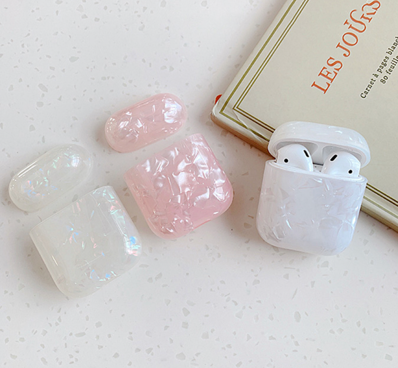 STONE MARBLE AIRPODS CASE