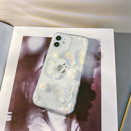 CRYSTAL BUTTERFLY iPhone CASE